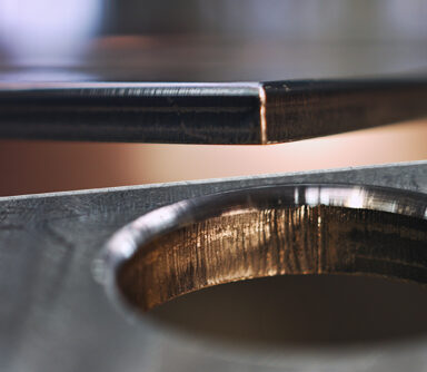 Sheet metal edge rounding-Kentucky Contract Manufacturing Technicians